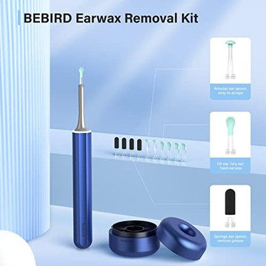 Bebird Ear Wax Removal Tool Camera Ear Wax Removal Bebird Ear Cleaner With Camera With 1080P Otoscope With Light Ear Wax Removal Kit With 9 Ear Pick Ear Camera Compatible For Iphone Ipad Android Phone