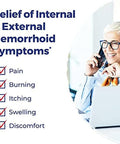 Boiron Hemcalm On The Go Travel Essential For Hemorrhoid Relief Of Pain Itching Swelling Or Discomfort 2 Count (160 Pellets)