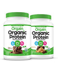 Orgain Organic Vegan Protein Powder Chocolate Peanut Butter (2.03 Pound) And Creamy Chocolate Fudge (2.03 Lb)
