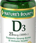 NatureS Bounty Vitamin D3 1000Iu High Potency 120 Softgels Pack Of 4