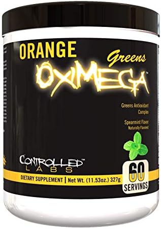 Controlled Labs Bundle Includes 45 Servings Of Orang Triad Orange Oximega Greens Spearmint And 120 Ct Orange Oximega Fish Oil Softgels