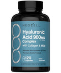 Neocell Hyaluronic Acid Complex 900Mg 120 Capsules With Bioactive Collagen Peptides & Msm Premium Grade Formula