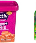 Viactiv Calcium Chews & Vitafusion Calcium Gummies 60 Chews & 100 Count - Bone & Teeth Health Supplements
