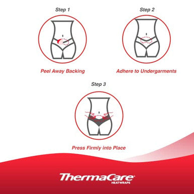 Thermacare Menstrual Relief Patches 3 Count Pack
