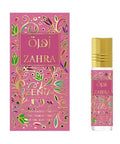 Zenia Zahra Perfume Oil Roll-On 6Ml / 0.2Oz Long Lasting Alcohol-Free Sweet Floral Gourmand Fragrance Oil With Orchid Vanilla & Musk