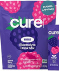 Cure Hydration Kids Electrolyte Drink Mix Plantbased Pediatrician Formulated Rehydration No Added Sugar Fsahsa Nongmo Gluten No Artificial Flavors 14 Packets Pink Lemonade
