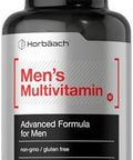 HorbAach Multivitamin For Men 60 Caplets Non-Gmo & Gluten Vitamins & Minerals Daily Supplement