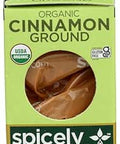 SPICELY Organic Ground Cinnamon, 0.45 OZ