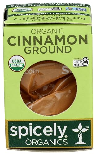 SPICELY Organic Ground Cinnamon, 0.45 OZ