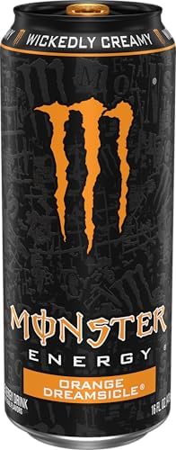 Monster Energy Orange Dreamsicle, Energy Drink, 16 Ounce (Pack of 15)