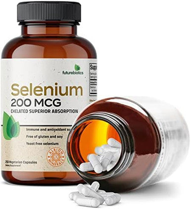 Futurebiotics Selenium 200 Mcg Selenium Amino Acid Complex Essential Trace Mineral With Superior Absorption Non Gmo 250 Capsules