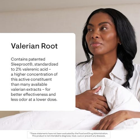 Thorne - Valerian Root - Natural Sleep Supplement - Supports Sleep Quality & Helps You Fall Asleep Faster - Melatonin-Free - Third-Party Certified - Gluten Dairy & Soy-Free 30 Capsules