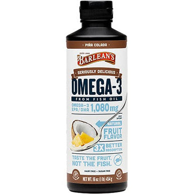 Barlean's Seriously Delicious Blackberry Smoothie From Flax Oil and Pi a Colada Seriously Delicious Omega-3 Fish Oil Smoothie