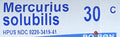 Boiron Mercurius Solubilis Homeopathic Remedy 30C (80 Pellets)