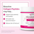 Healthy Bones Co Fortibone Collagen Peptides Essential Bone Builder Hydrolyzed Collagen Powder For 30 Servings