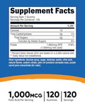 Nutricost Folic Acid (Vitamin B9) Vegetarian Gummies (120 Gummies / 1 Mg Folic Acid Per Serving) Folic Acid Supplement For Men & Women
