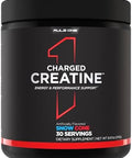 Rule 1 Proteins Charged Creatine Multifunction Workout Supplement With Creatine Electrolyte And Energy Blends For Intensity Performance & Hydration Support (30 Servings Snow Cone)