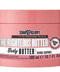 Soap & Glory The Righteous Moisturizing Body Butter - Hydrating Vegan Body Moisturizer For Dry Skin With Shea Butter Vitamin E & Rosehip Seed Oil - Rich Cream For Women & Men (300Ml)