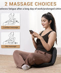 Mynt Lower Back Massager Shiatsu Hip Massager Lumbar Rolling Massage Seat Cushion With Heat Foldable Ergonomic Support Cushion For Home Office Help Improve Sitting Posture s For Mom