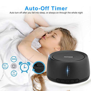 Exmate Sound Machine For Office Privacy White Noise Machine For Sleeping Adults With 30 Non-Looping Hifi Soothing Sound Memory Function And Timer Sound Machine For Adult Kid Home Office Travel