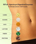 Hum Flatter Me Digestive Enzymes Bloating Supplement Fastacting Bloat Relief For Digestive Health & Debloating Multi Enzymebloat Pills Anti Bloat Pills Vegan 60 Servings