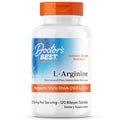 Doctor'S Best L Arginine Supplement For Men & Women - L-Arginine 1000 Mg Per Serving Supports Nitric Oxide (No) Levels Sustained Plus Immediate Release 120 Bilayer Tablets