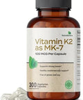 Futurebiotics Vitamin K2 As Mk7 100 Mcg Supports Strong Bones Nongmo 100 Vegetarian Capsules