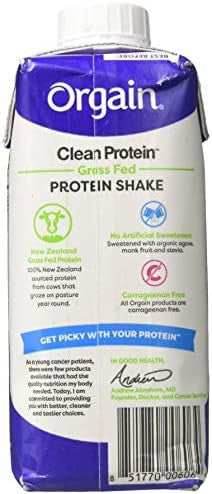 Orgain Whey Protein Shk Chocolate Fudge 11 Oz (Pack Of 4)