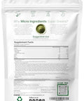 Micro Ingredients Super Greens Powder 1Lb 100 Superfood Blend With Daily Greens Probiotics Fruits Vegetables & Mushrooms Source Of Vegan Protein & Enzymes Non-Gmo Gluten-Free No Additives