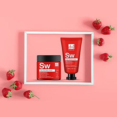 Dr Botanicals Strawberry & Juniper Berry Day Moisturiser Ã¢â‚¬â€œ Hydrating Vegan Skincare With Vitamins B6 C E & K For Radiant Dewy Complexion
