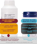 Ana Maria Lajusticia Collagen With Magnesium 450 Tablets & Tryptophan With Magnesium Melatonin And Vitamin B6 Joint And Skin Health With Nighttime Sleep Support