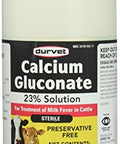 Durvet Calcium Gluconate 23 Percent Solution