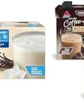 Atkins Creamy Vanilla Protein Shake 15G Protein Low Glycemic 2G Net Carb 1G Sugar Keto Friendly 12 Count & Mocha Latte Iced Coffee Protein Shake 15G Protein Low Glycemic 4G Net Carb 1G Sugar