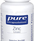 Pure Encapsulations Zinc citrate 180 vcaps