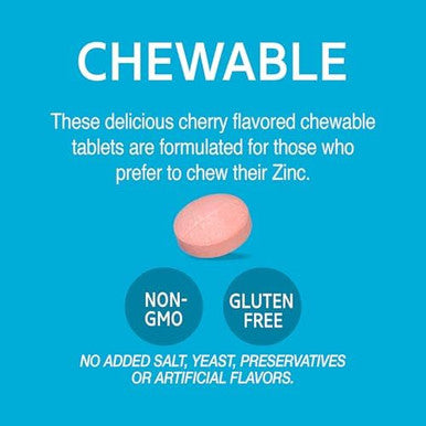 21St Century Zinc Chewable Withc & B6 Cherry 90 Count