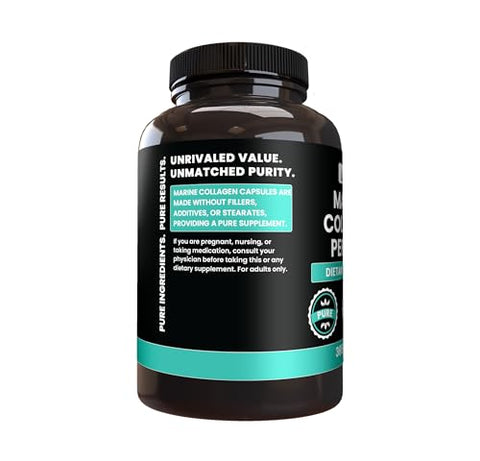Pure Original Ingredients Marine Collagen (365 Capsules) No Magnesium Or Rice Fillers Always Pure Lab Verified