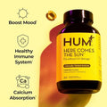 HUM Here Comes The Sun Immune Support Supplement with Vitamin D Supplements for Women and Men for a Healthy Immune System D3 Vitamin Supports Bone Health 30 Capsules