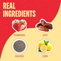 Smash Foods Strawberry Superfood Fruit Spread, No Sugar Added, Keto Jam with Chia Seeds, Vegan, Low-Calorie, 17.5 oz