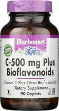 Bluebonnet Vitamin C 500 Mg Plus Bioflavonoids Caplets 90 Count (743715005228)