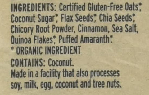 Purely Elizabeth, Superfood Vegan Oatmeal, Classic Cinnamon, 9.12 Oz, 6 Packets