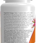Now Foods Supplements Methyl Folate 1000 Mcg Metabolically Active Folate Coenzyme B Vitamin 90 Tablets