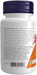 Now Foods Supplements Methyl Folate 1000 Mcg Metabolically Active Folate Coenzyme B Vitamin 90 Tablets