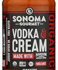 Sonoma Gourmet, Pasta Sauce Vodka Cream Organic, 25 Ounce