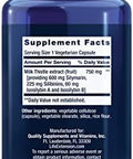 Life Extension Milk Thistle, Silymarin, Silibinins, Isosilybin A & B, Delivers Full-Spectrum Milk Thistle Benefits For Liver Health, Non-Gmo, Gluten-Free, Vegetarian, 60 Capsules