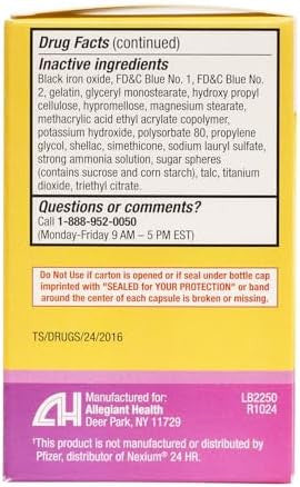HealthA2Z Esomeprazole Magnesium | Acid Reducer | 20mg | Delayed-Released Capsules USP | 24 Hours | Treats Frequent Heartburn