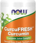Now Foods Supplements Curcufresh Curcumin Derived From Fresh Turmeric Juice Curcumin Juice Complex 60 Veg Capsules