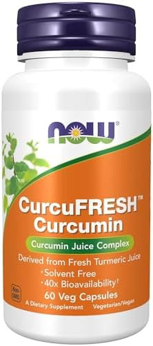 Now Foods Supplements Curcufresh Curcumin Derived From Fresh Turmeric Juice Curcumin Juice Complex 60 Veg Capsules