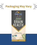 Garden Of Life Brain Health Supplement With Organic Lion S Mane & Turmeric Non-Gmo Gluten-Free Mint Flavor - For Memory Focus & Healthy Brain Function