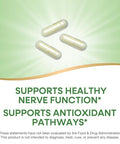 Nature'S Way Alpha Lipoic Acid Supports Healthy Nerve Function & Antioxidant Pathways 600 Mg Per 3-Capsule Serving 60 Capsules (Packaging May Vary)