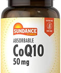 Sundance Coq10 50Mg Softgels 30 Count Nongmo & Gluten Supplement